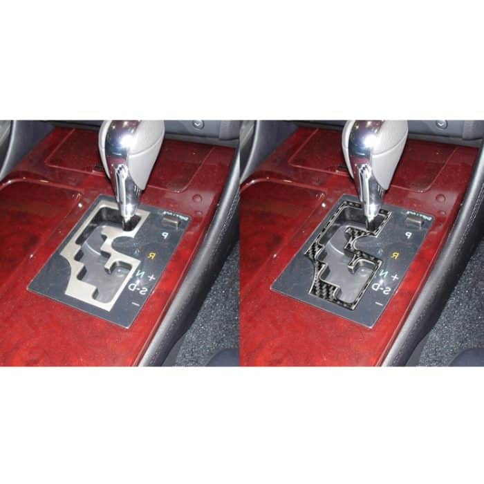 Kohlefaser-Auto-Gang-Panel Innenrahmen eine dekorative Aufkleber von Version für Lexus GS 2006-2011, rechts fahren – Bild 6