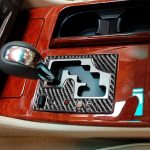 Kohlefaser-Auto-Gang-Panel außerhalb des Rahmens A Version dekorativer Aufkleber für Lexus GS 2006-2011, linke Fahrt – Bild 5