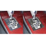 Kohlefaser-Auto-Gang-Panel außerhalb des Rahmens A Version dekorativer Aufkleber für Lexus GS 2006-2011, linke Fahrt – Bild 6