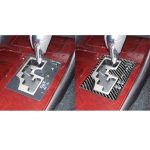 Kohlefaser-Auto-Gang-Panel außerhalb des Rahmens A-Version dekorativer Aufkleber für Lexus GS 2006-2011, Rechtsfahrt – Bild 6