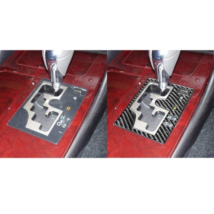 Kohlefaser-Auto-Gang-Panel außerhalb des Rahmens A-Version dekorativer Aufkleber für Lexus GS 2006-2011, Rechtsfahrt – Bild 6