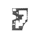 Kohlefaser-Auto-Gang-Panel B-Version dekorativer Aufkleber für Lexus GS 2006-2011, linke Fahrt