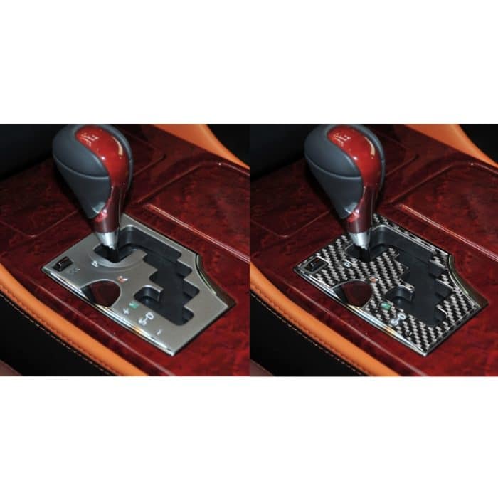 Kohlefaser-Auto-Gang-Panel B-Version dekorativer Aufkleber für Lexus GS 2006-2011, linke Fahrt – Bild 6