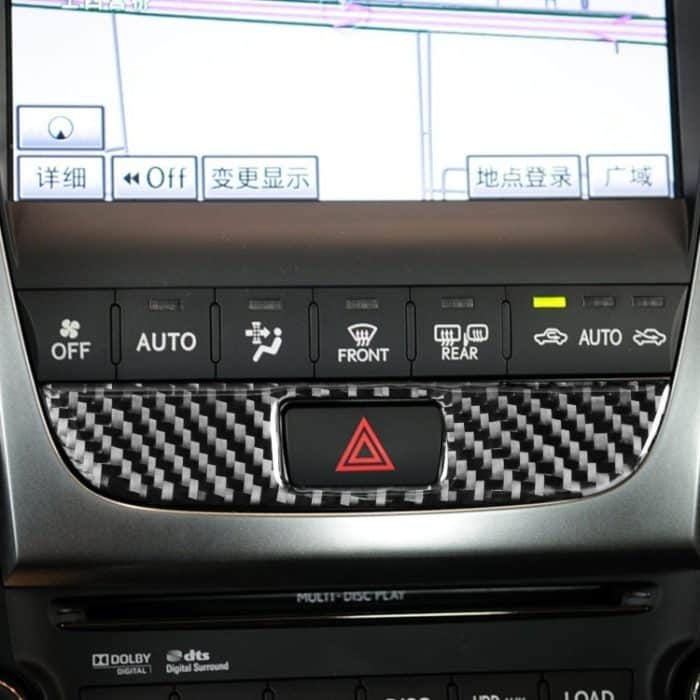 Kohlefaser-Auto-Doppelblitzpanel dekorativer Aufkleber für Lexus GS 2006-2011, linke und rechte Antrieb universell – Bild 5