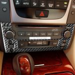 Carbon-Faser-CD-CD-Panel B-Version dekorativer Aufkleber für Lexus GS 2006-2011, linke und rechte Antrieb universell – Bild 5