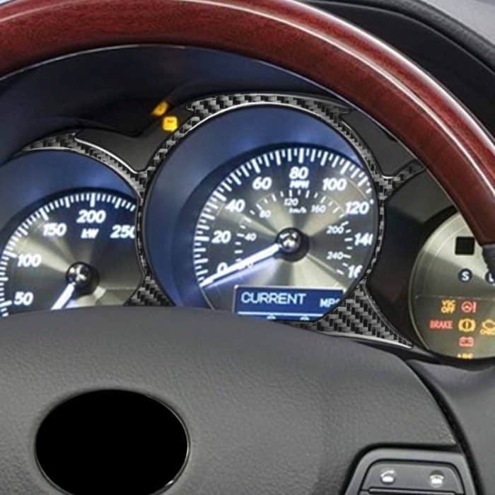 Kohlefaser-Automaß-Armaturenbrett-Zier-dekorativer Aufkleber für Lexus GS 2006-2011, linke und rechter Antrieb universell – Bild 5