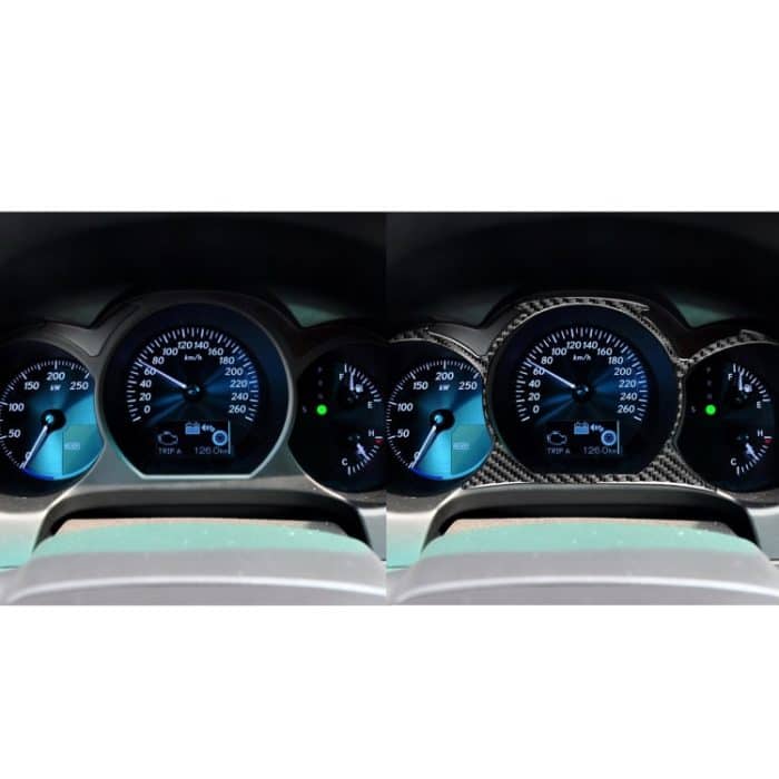 Kohlefaser-Automaß-Armaturenbrett-Zier-dekorativer Aufkleber für Lexus GS 2006-2011, linke und rechter Antrieb universell – Bild 6