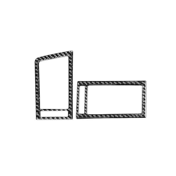 CRP7450.jpg 2 teile / satz Kohlefaserwagen Links- und Right Air Outlets Dekorativer Aufkleber für Lexus GS 2006-2011, linke Fahrt – Bild 1