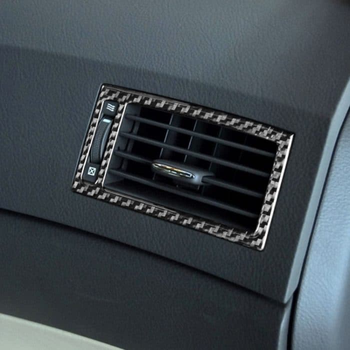 2 teile / satz Kohlefaserwagen Links- und Right Air Outlets Dekorativer Aufkleber für Lexus GS 2006-2011, linke Fahrt – Bild 5