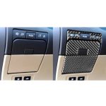 3 Stück / Set Kohlefaser-Koffer-Trunk-Switch-Panel Dekorativer Aufkleber für Lexus GS 2006-2011, links und rechts universell – Bild 6