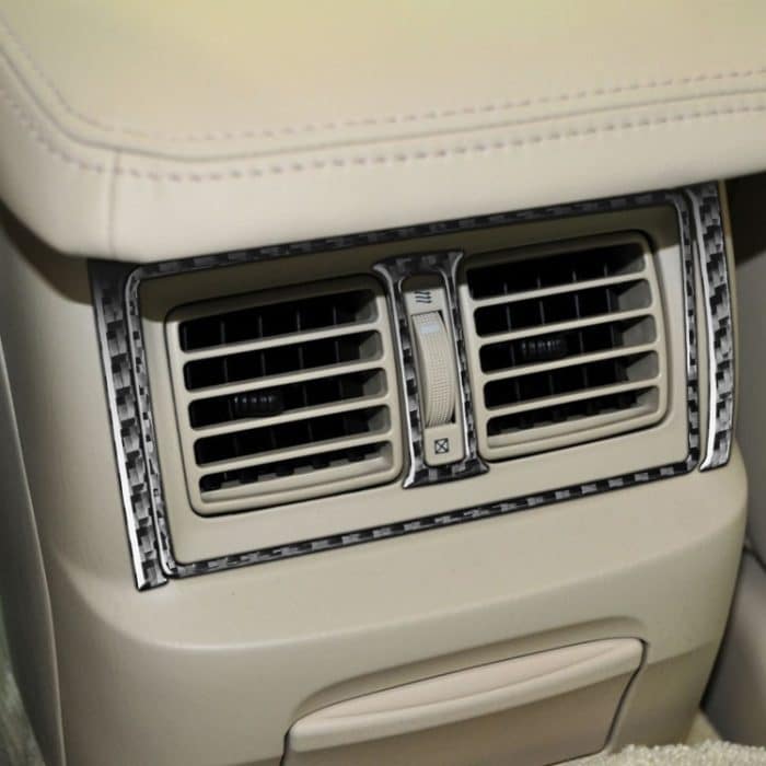 3 stücke / satz Kohlefaser hinterer Abgasentlüftung dekorativer Aufkleber für Lexus GS 2006-2011, linke und rechte Antrieb universell – Bild 5