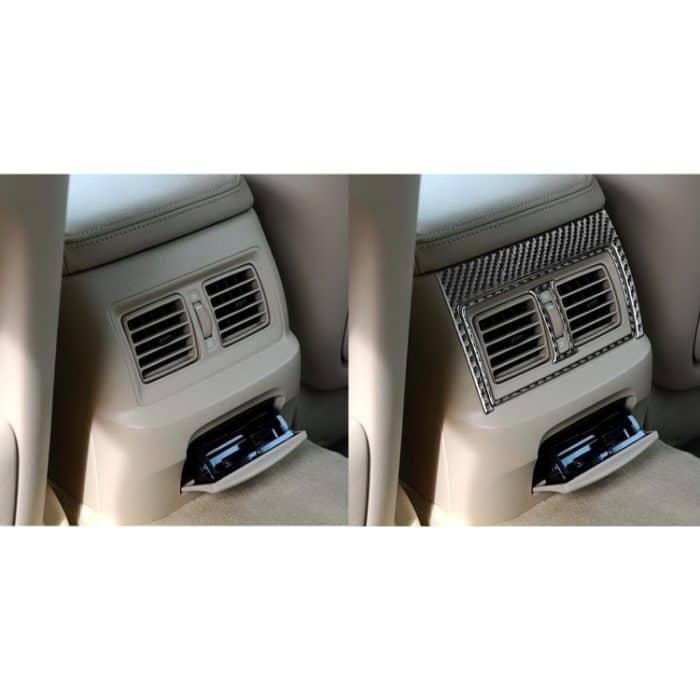 3 stücke / satz Kohlefaser hinterer Abgasentlüftung dekorativer Aufkleber für Lexus GS 2006-2011, linke und rechte Antrieb universell – Bild 6