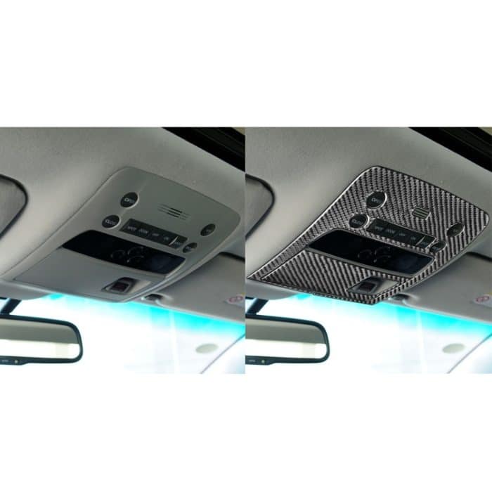 2 stücke / satz Kohlefaser Auto Leselicht Panel B-Version Dekorativer Aufkleber für Lexus GS 2006-2011, links und rechts Antrieb Universal – Bild 6