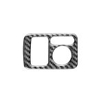 Kohlefaser-Auto-Rückspiegel-Anpassungsschalter-Rahmen dekorativer Aufkleber für Honda CRV 2007-2011, linke Fahrt