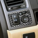 Kohlefaser-Auto-Rückspiegel-Anpassungsschalter-Rahmen dekorativer Aufkleber für Honda CRV 2007-2011, linke Fahrt – Bild 5