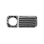 2 teile / satz Kohlenstofffaser-Automobilkastenöffnungsrahmen dekorativer Aufkleber für Honda CRV 2007-2011, linke Fahrt