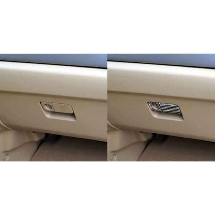 2 teile / satz Kohlenstofffaser-Automobilkastenöffnungsrahmen dekorativer Aufkleber für Honda CRV 2007-2011, linke Fahrt – Bild 6