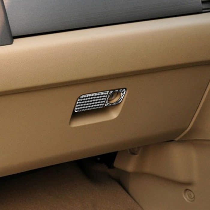 2 teile / satz Kohlenstofffaser-Automobilkastenöffnungsrahmen Dekorativer Aufkleber für Honda CRV 2007-2011, Rechtsfahrt – Bild 5