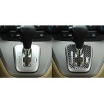 Kohlefaser-Auto-Gang-Indikatorrahmen dekorativer Aufkleber für Honda CRV 2007-2011, linke Fahrt – Bild 6