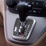 Kohlefaser-Auto-Gang-Indikator-Rahmen dekorativer Aufkleber für Honda CRV 2007-2011, Rechtsfahrt – Bild 5