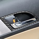 4 stücke / satz Kohlenstofffaserauto Innengriff Rahmen dekorativer Aufkleber für Honda CRV 2007-2011, links und rechts universell – Bild 5