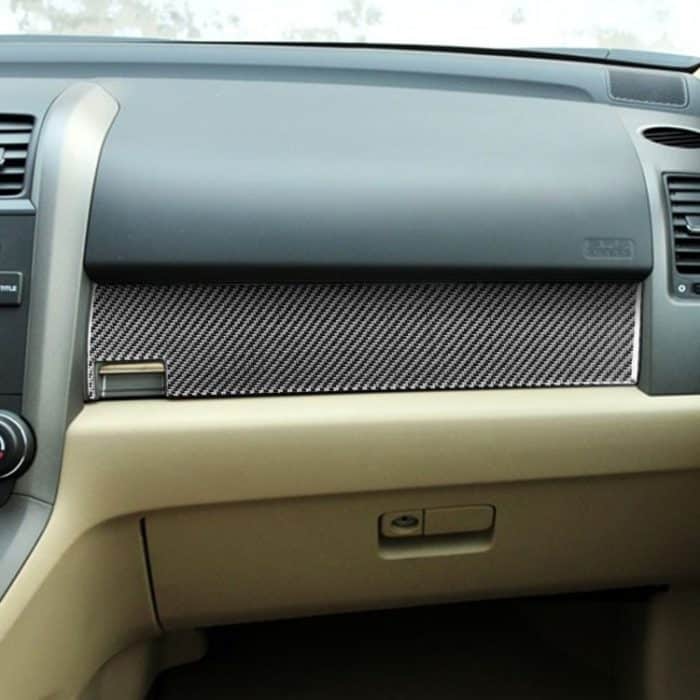 Kohlefaser-Auto-Co-Pilot-Handschuh-Box-Panel-dekorativer Aufkleber für Honda CRV 2007-2011, linke Fahrt – Bild 5