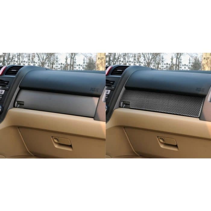 Kohlefaser-Auto-Co-Pilot-Handschuh-Box-Panel-dekorativer Aufkleber für Honda CRV 2007-2011, linke Fahrt – Bild 6