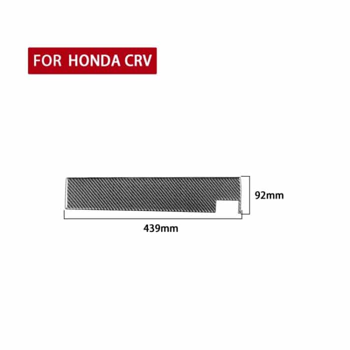 Carbon-Faser-CO-Pilot-Handschuh-Box-Panel-dekorativer Aufkleber für Honda CRV 2007-2011, rechts fahren – Bild 2