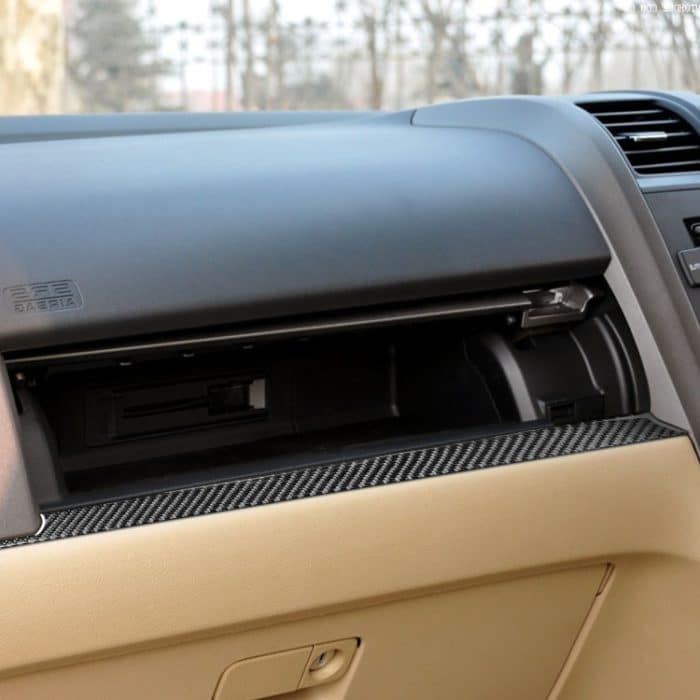 Carbon Fiber Car Co-Pilot Center Control Trim Dekorative Aufkleber für Honda CRV 2007-2011, Rechtsfahrt – Bild 5
