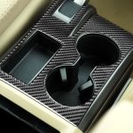 Kohlefaser-Autokassenhalter-Panel dekorativer Aufkleber für Honda CRV 2007-2011, linke Fahrt – Bild 5