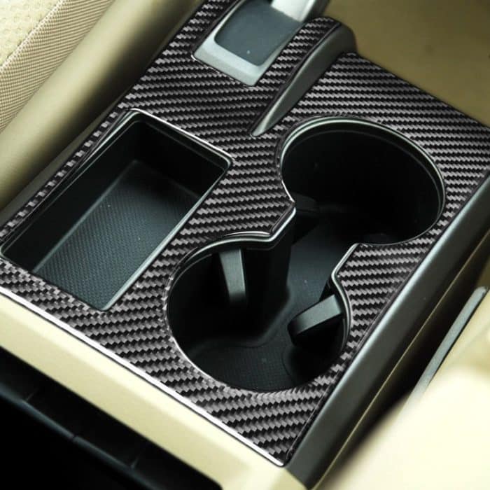 Kohlefaser-Autokassenhalter-Panel dekorativer Aufkleber für Honda CRV 2007-2011, linke Fahrt – Bild 5