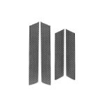 4 Stück / Set Kohlefaser-Auto-Innentür-Panel-Trim-dekorative Aufkleber für Honda CRV 2007-2011, linke und rechte Antrieb universell