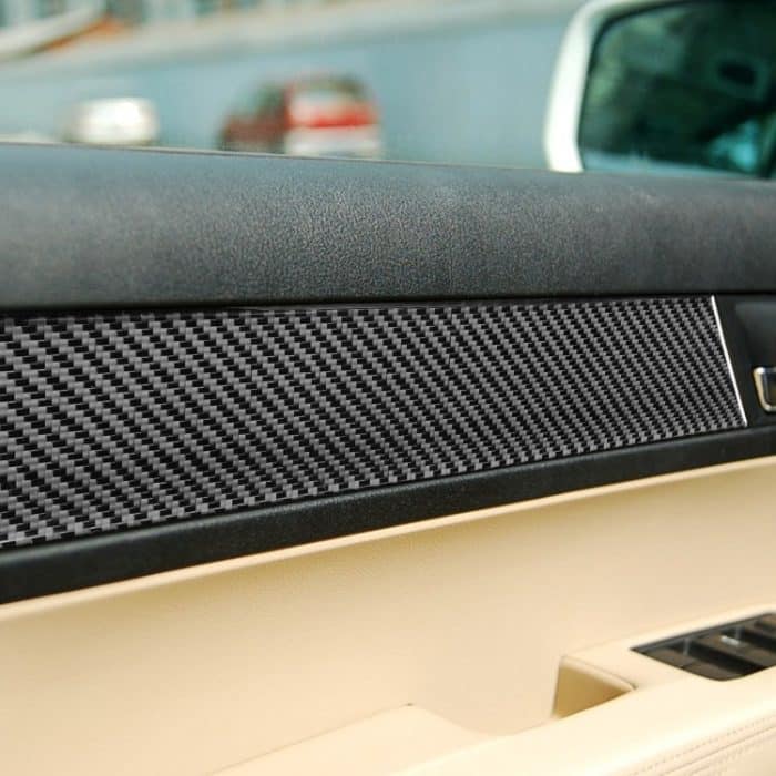 4 Stück / Set Kohlefaser-Auto-Innentür-Panel-Trim-dekorative Aufkleber für Honda CRV 2007-2011, linke und rechte Antrieb universell – Bild 5