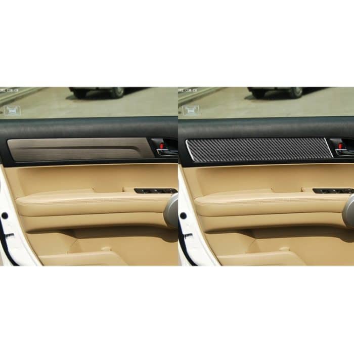 4 Stück / Set Kohlefaser-Auto-Innentür-Panel-Trim-dekorative Aufkleber für Honda CRV 2007-2011, linke und rechte Antrieb universell – Bild 6