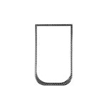 Kohlenstofffaser-Fahrzeug-Handheld-Kasten-Panel-Rahmen dekorativer Aufkleber für Honda CRV 2007-2011, linke und rechte Antrieb universell