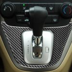 Kohlefaser-Auto-Gang-Rahmen-dekorativer Aufkleber für Honda CRV 2007-2011, linke und rechte Antrieb universell – Bild 5
