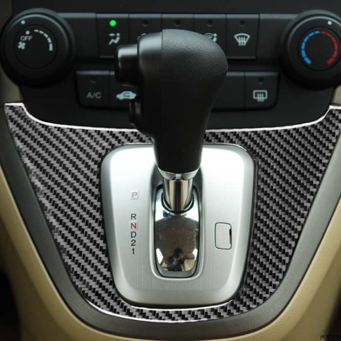 Kohlefaser-Auto-Gang-Rahmen-dekorativer Aufkleber für Honda CRV 2007-2011, linke und rechte Antrieb universell – Bild 5
