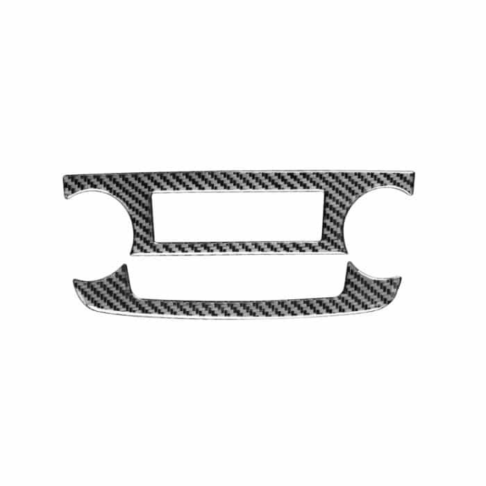 CRP7483.jpg 2 Stück / Set Kohlefaser-Auto-Zentralsteuerung CD-Band-Switch-Rahmen dekorativer Aufkleber für Honda CRV 2007-2011, linke und rechte Antrieb universell – Bild 1