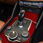 3 Teile/satz Kohlefaser Auto Getriebe Panel Dekorative Aufkleber für Alfa Romeo Giulia 2017-2019, Rechtsantrieb, Gear Box Panel,Right Drive – Bild 5