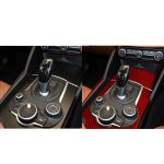 3 Teile/satz Kohlefaser Auto Getriebe Panel Dekorative Aufkleber für Alfa Romeo Giulia 2017-2019, Rechtsantrieb, Gear Box Panel,Right Drive – Bild 6