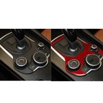 Dekorativer Aufkleber für Auto-Schalttafel aus Kohlefaser für Alfa Romeo Giulia 2017–2019, universell für Links- und Rechtsantrieb, Gear Panel – Bild 6