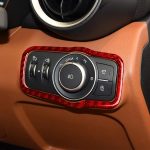Dekorativer Aufkleber für Autoscheinwerferschalter aus Kohlefaser für Alfa Romeo Giulia 2017–2019, Rechtsantrieb, Headlight Switch Panel,Right Drive – Bild 5