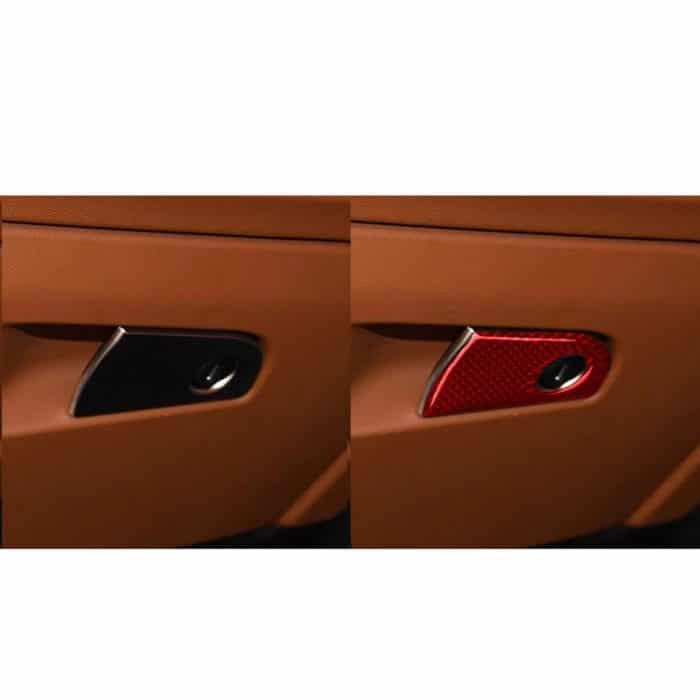 Dekorativer Aufkleber für Auto-Co-Pilot-Aufbewahrung aus Kohlefaser für Alfa Romeo Giulia 2017–2019, Rechtsantrieb, Co-pilot Storage,Right Drive – Bild 6