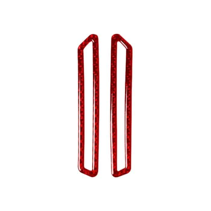 2 Teile/satz Carbon Faser Auto A-säule Luftauslass Panel Dekorative Aufkleber für Alfa Romeo Giulia 2017-2019, links und Rechts Antrieb Universal, A-pillar Air Outlet Panel – Bild 1