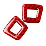 2 Teile/satz Carbon Faser Auto Mikrofon Panel Dekorative Aufkleber für Alfa Romeo Giulia 2017-2019, Links und rechts Drive Universal, Microphone Panel – Bild 2