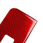 4 Teile/satz Carbon Faser Auto Fenster Taste Panel Dekorative Aufkleber für Alfa Romeo Giulia 2017-2019, Rechts antrieb, Window Button Panel,Right Drive – Bild 3