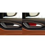 4 Teile/satz Carbon Faser Auto Innentür Schüssel Dekorative Aufkleber für Alfa Romeo Giulia 2017-2019, links und Rechts Antrieb Universal, Inner Door Bowl – Bild 6