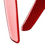 2 Teile/satz Carbon Faser Auto Willkommen Pedal Dekorative Aufkleber für Alfa Romeo Giulia 2017-2019, Links und rechts Antrieb Universal, Welcome Pedal – Bild 3