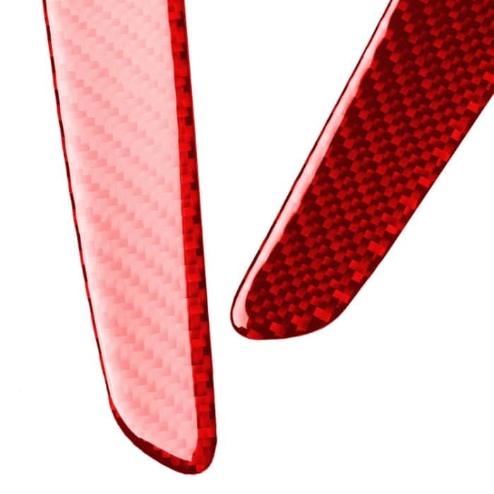 2 Teile/satz Carbon Faser Auto Willkommen Pedal Dekorative Aufkleber für Alfa Romeo Giulia 2017-2019, Links und rechts Antrieb Universal, Welcome Pedal – Bild 3