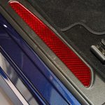 2 Teile/satz Carbon Faser Auto Willkommen Pedal Dekorative Aufkleber für Alfa Romeo Giulia 2017-2019, Links und rechts Antrieb Universal, Welcome Pedal – Bild 5